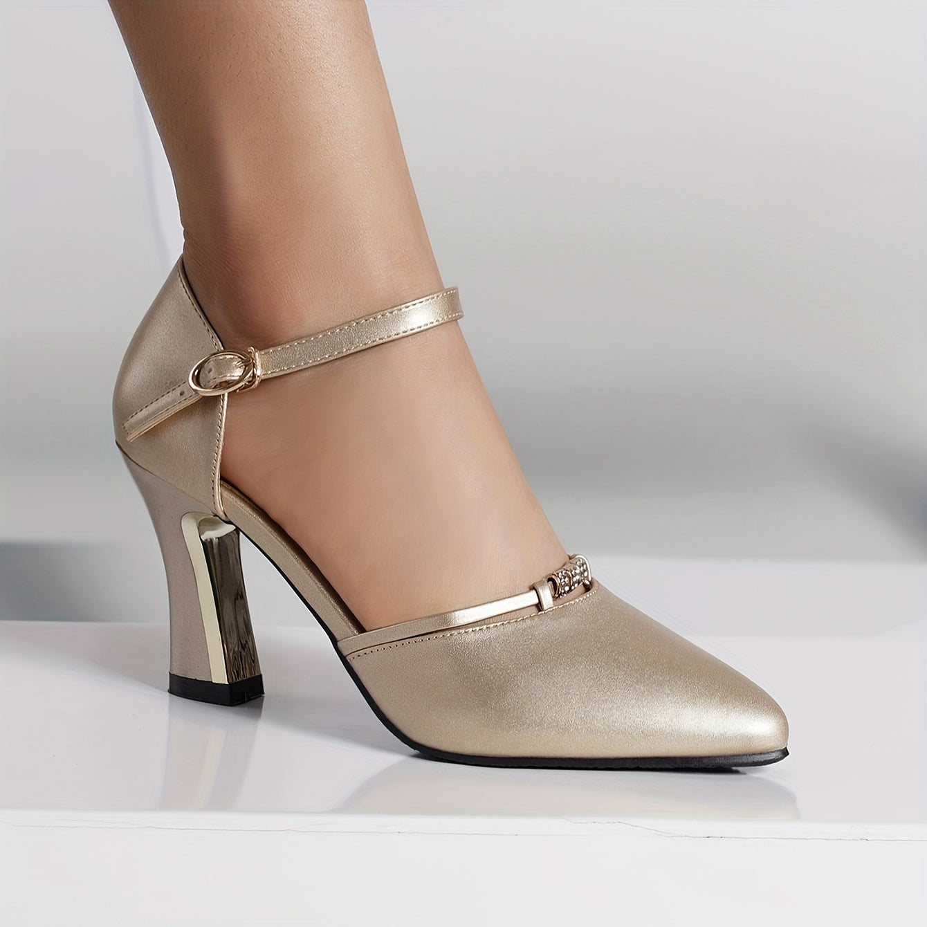 Ornella | Elegant Strappy Sparkling Heels