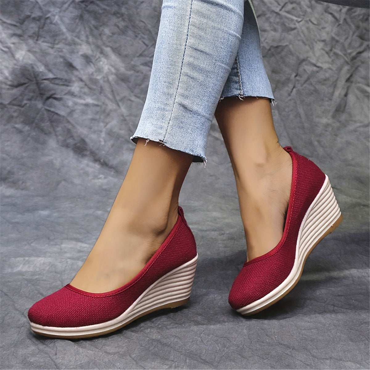 Sandrine™ – Airy Comfort Wedge Shoes