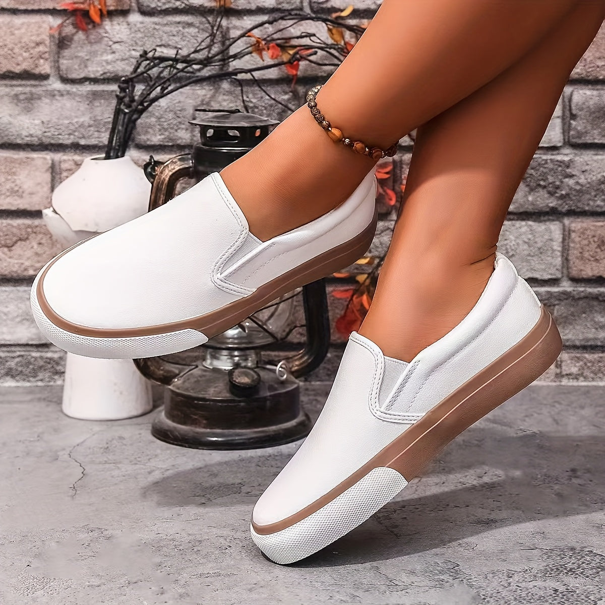 Élodie™ | Chic and Cozy Slip-On Sneakers