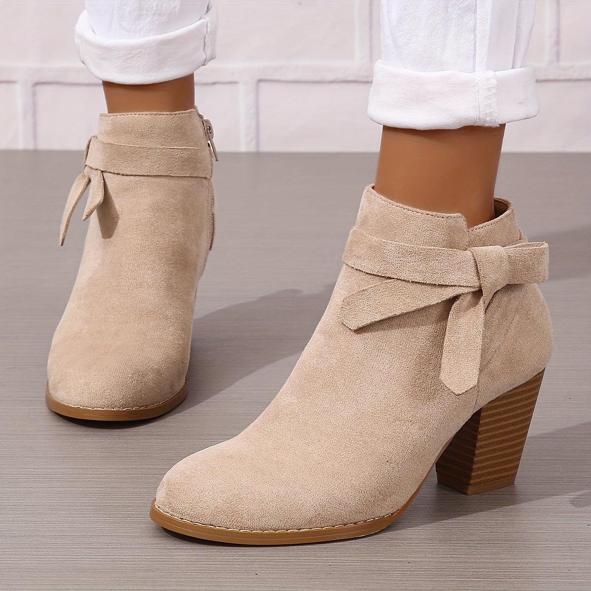 Léa | Chic Ankle Boots with Sturdy Heel