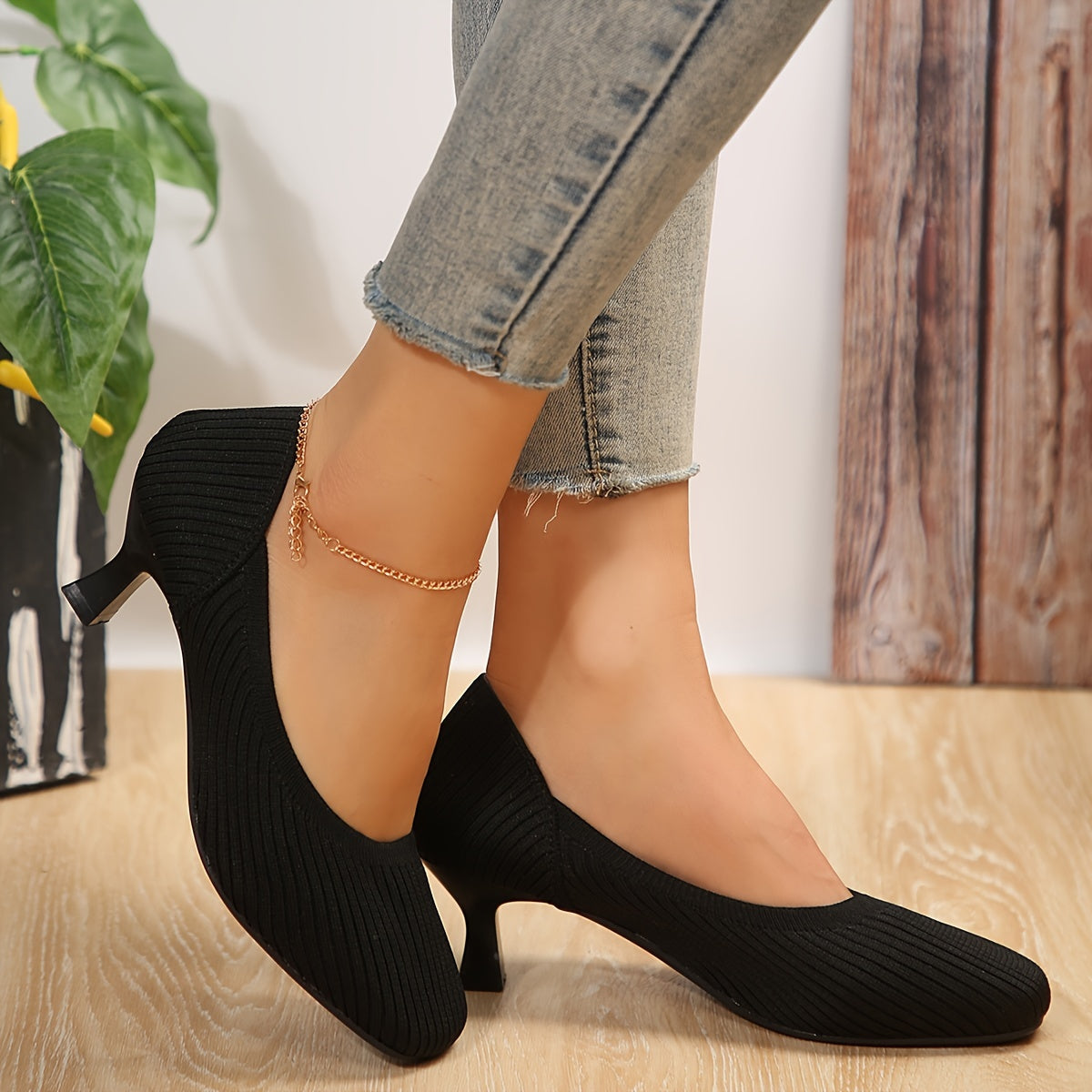 Ginette - Cozy Comfort Heels