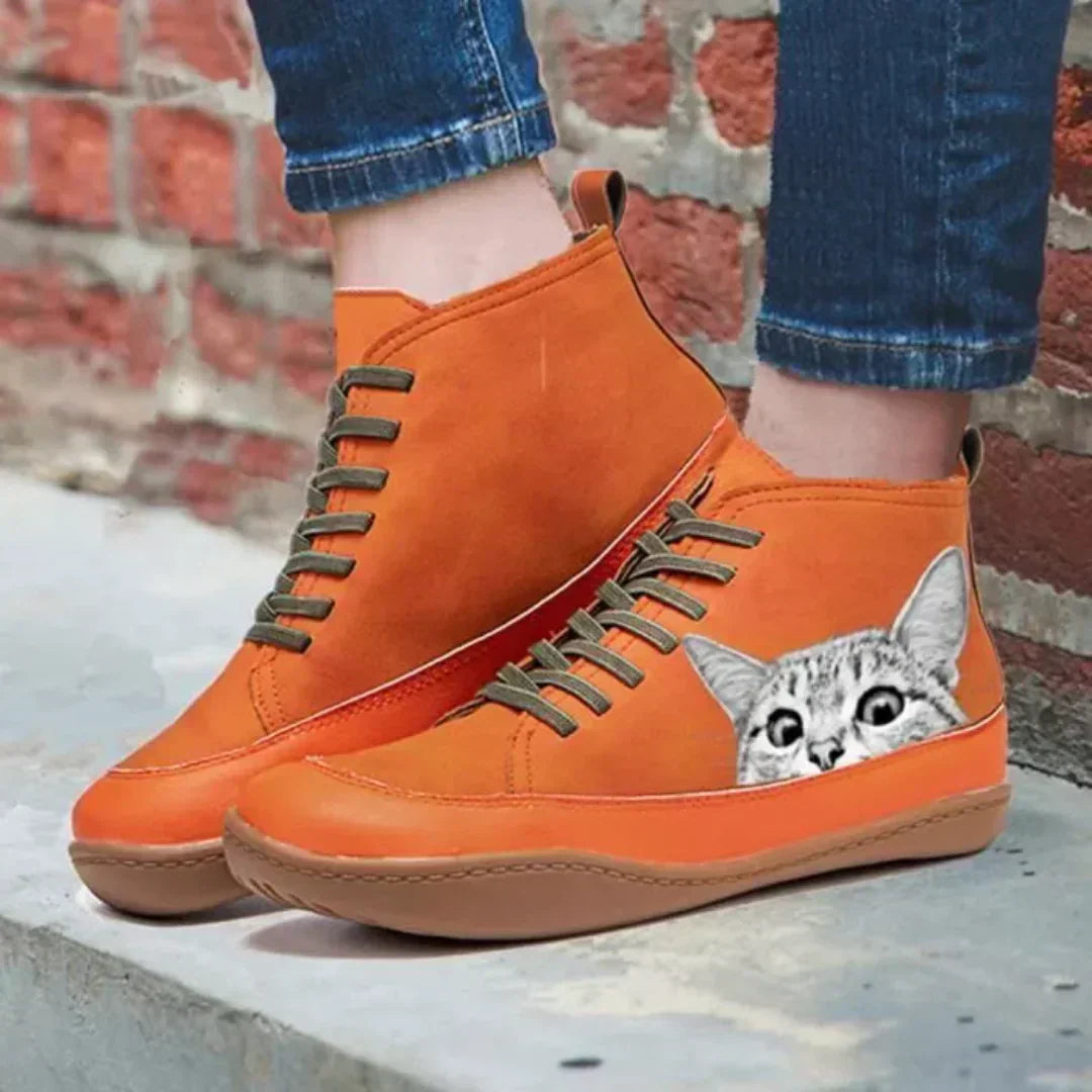 Felinite | Cat Lover's Ankle Boots