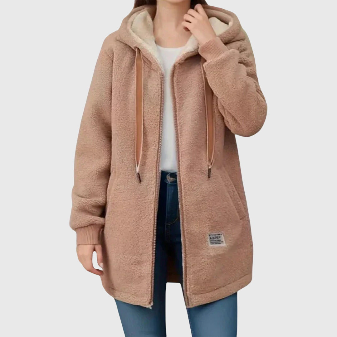 Ada - Cozy Fleece Hooded Jacket