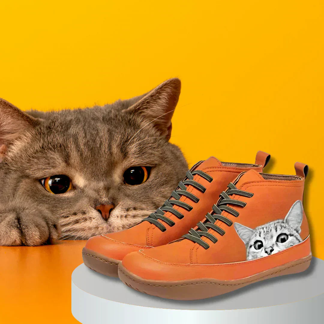 Felinite | Cat Lover's Ankle Boots