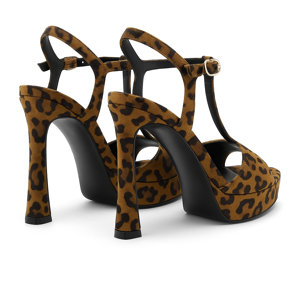 Giulia™ | Animal Print High Heel Sandals