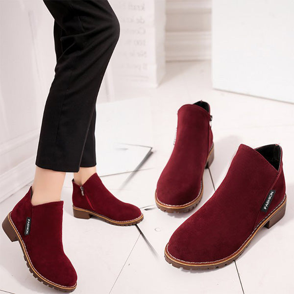 Carmen™ | Stylish and Cozy Women's Ankle Boots