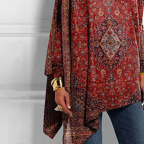 Amanda - Elegant Boatneck Blouse