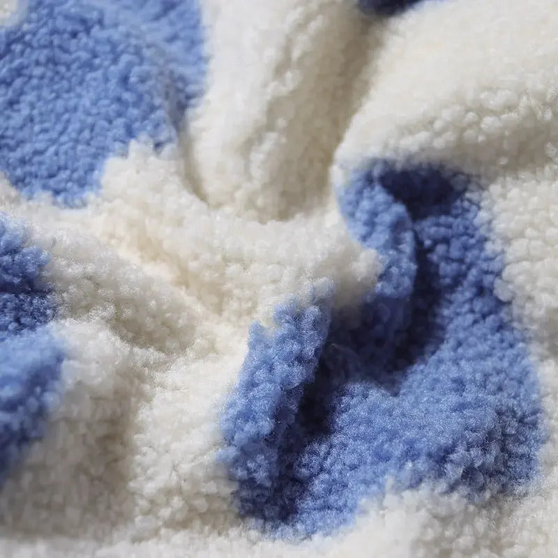 Dianne – Cozy Reversible Jacket with Heart Print