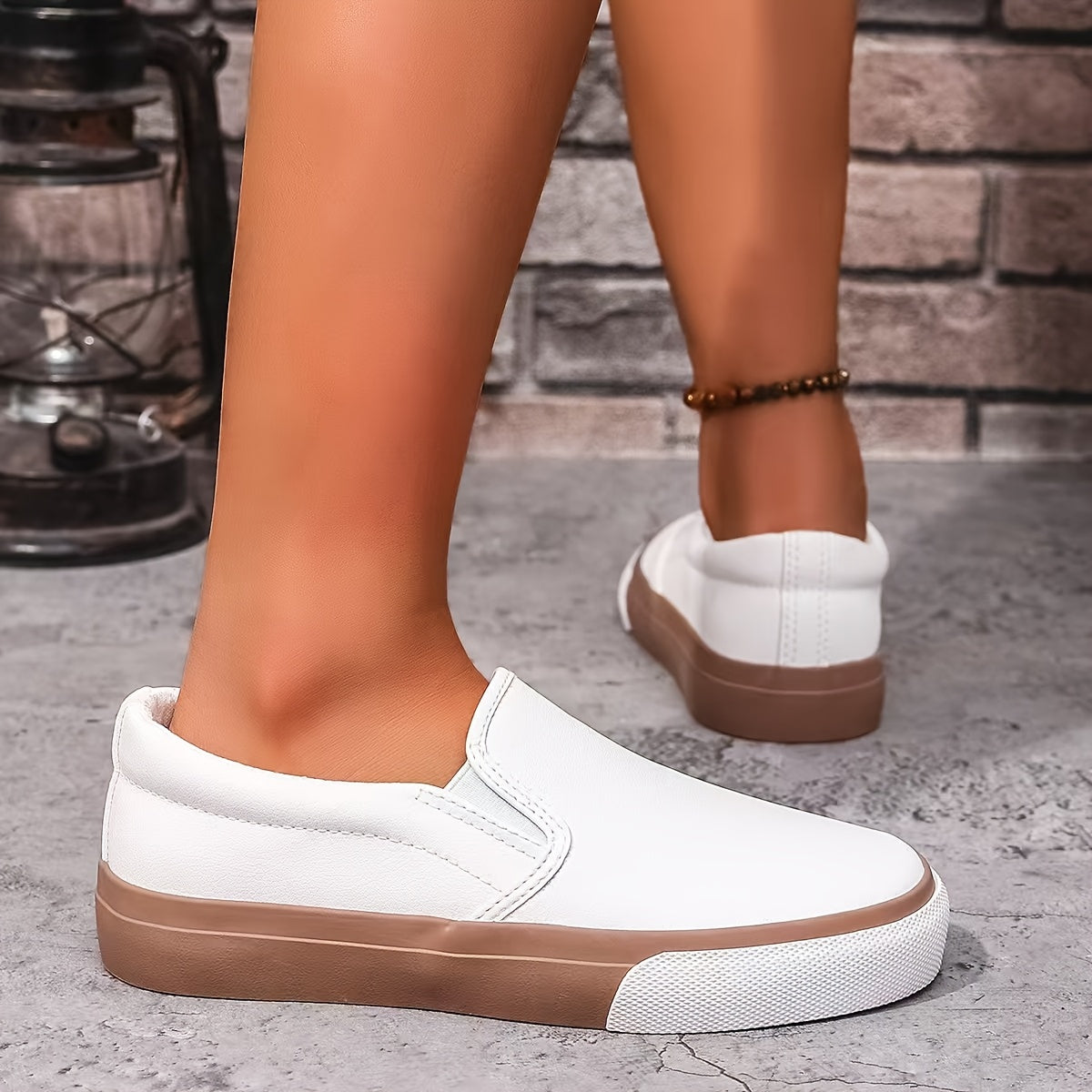 Élodie™ | Chic and Cozy Slip-On Sneakers