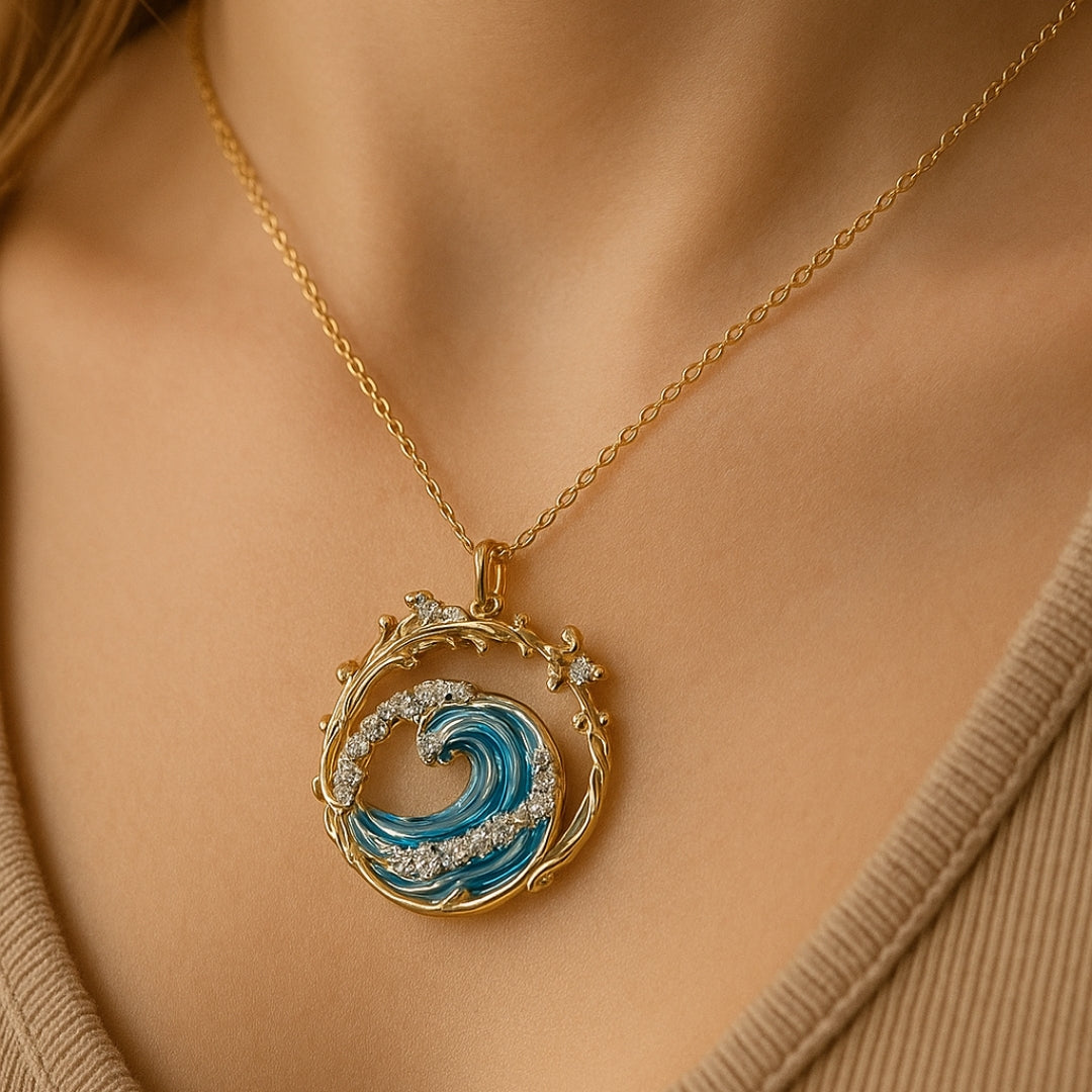 Timeless Wave Pendant Necklace