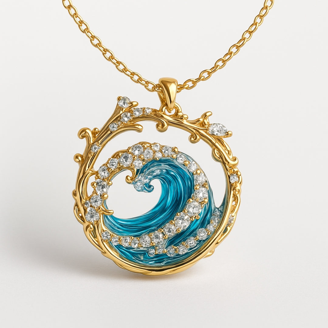 Timeless Wave Pendant Necklace