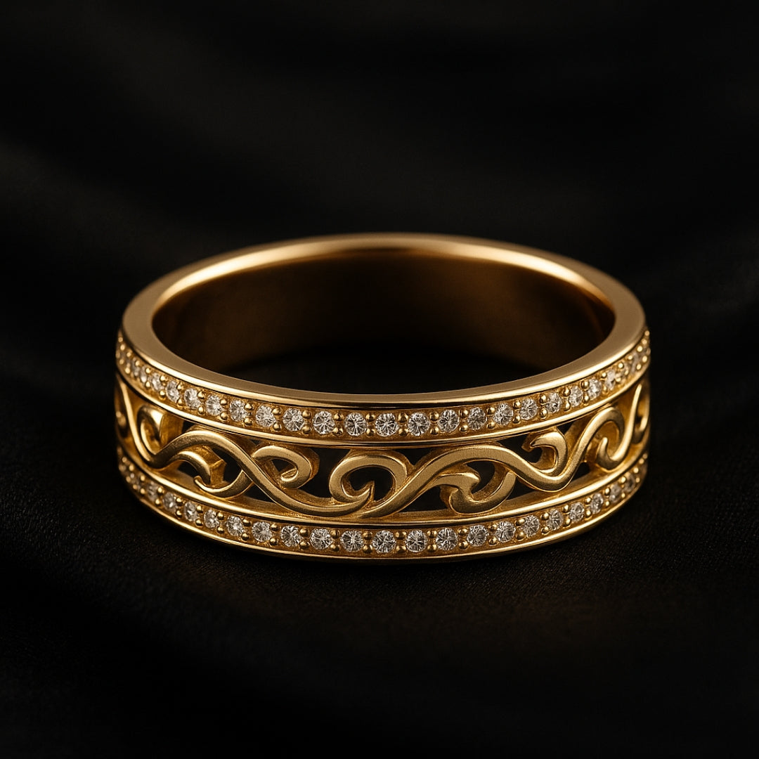 Open-Center Gold Ring