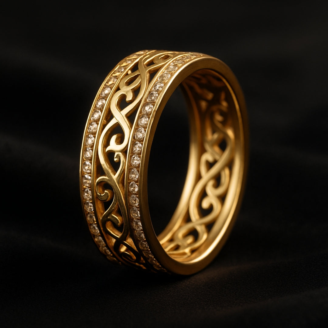 Open-Center Gold Ring