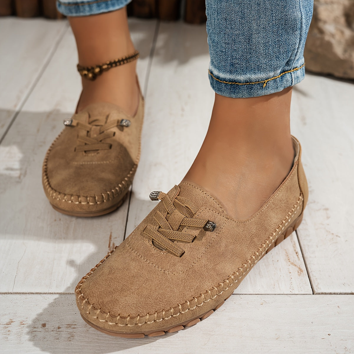 Orthelia™ – Cushioned Moccasins Designed for Sensitive Feet