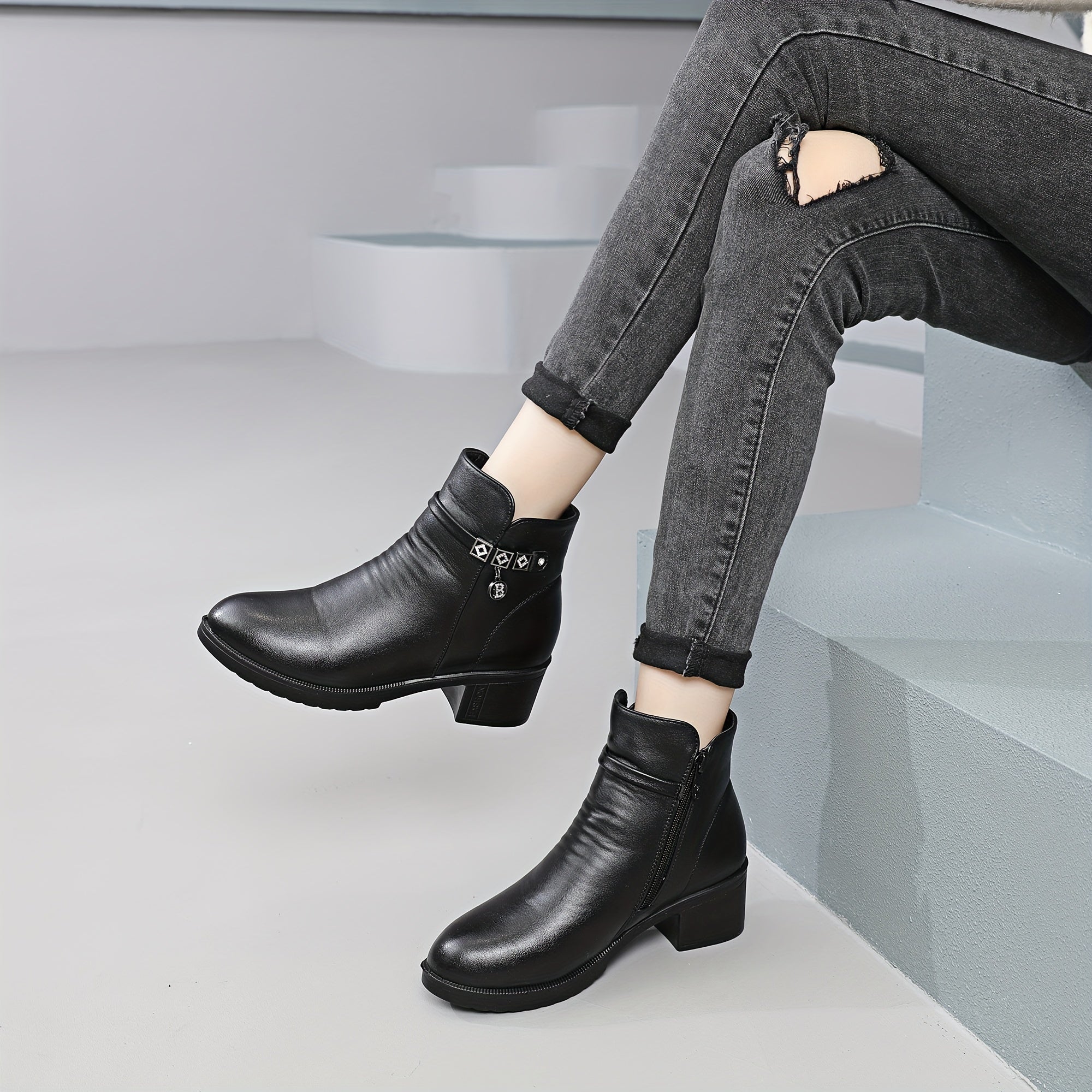 Noémie™ – Cozy Winter Ankle Boots