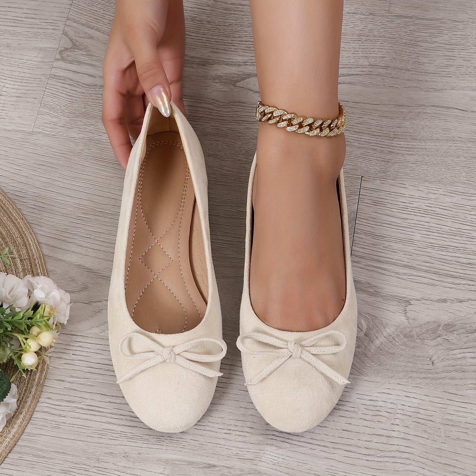 Roselyne | Graceful and Comfortable Ballerina Flats