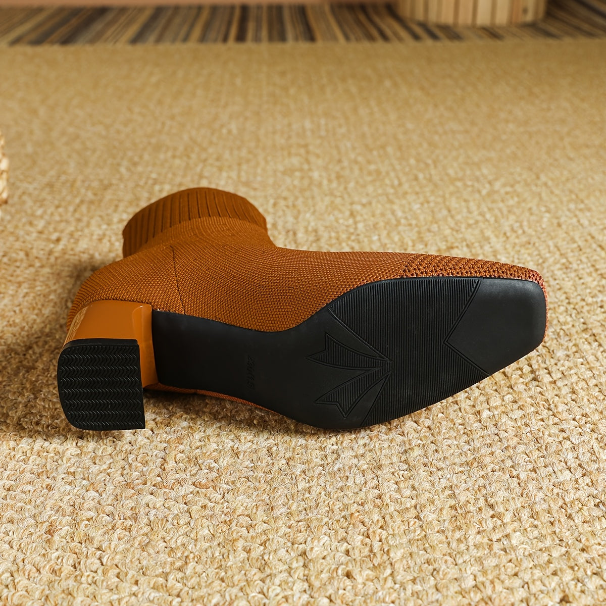 Paulette™ – Cozy Knitted Ankle Boots with a Supportive and Soft Heel