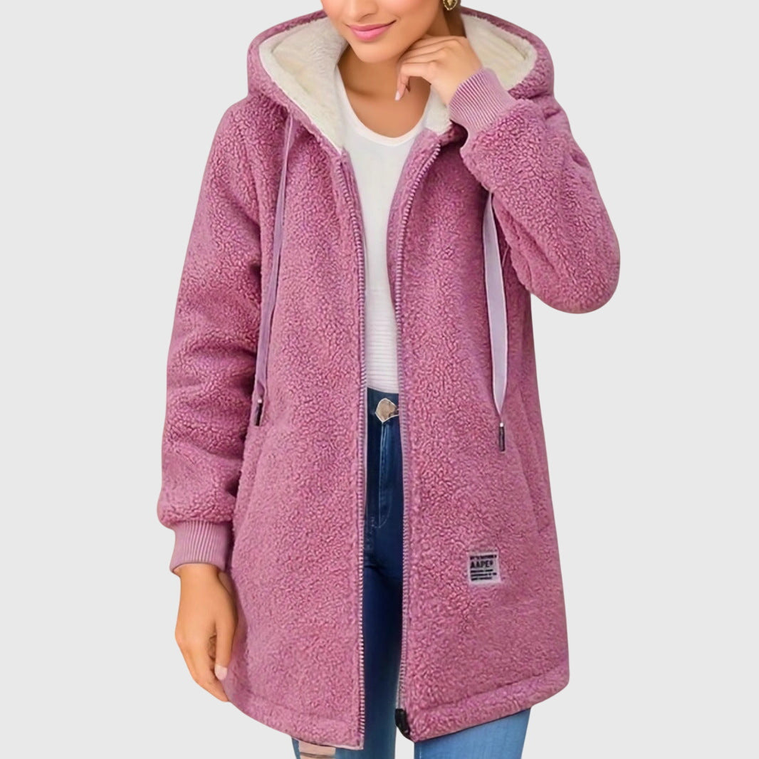 Ada - Cozy Fleece Hooded Jacket