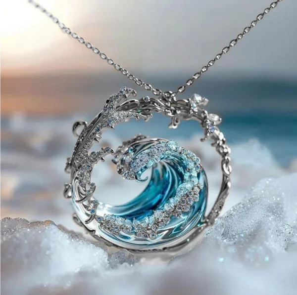 Timeless Wave Pendant Necklace