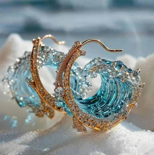 Azure Wave Earrings
