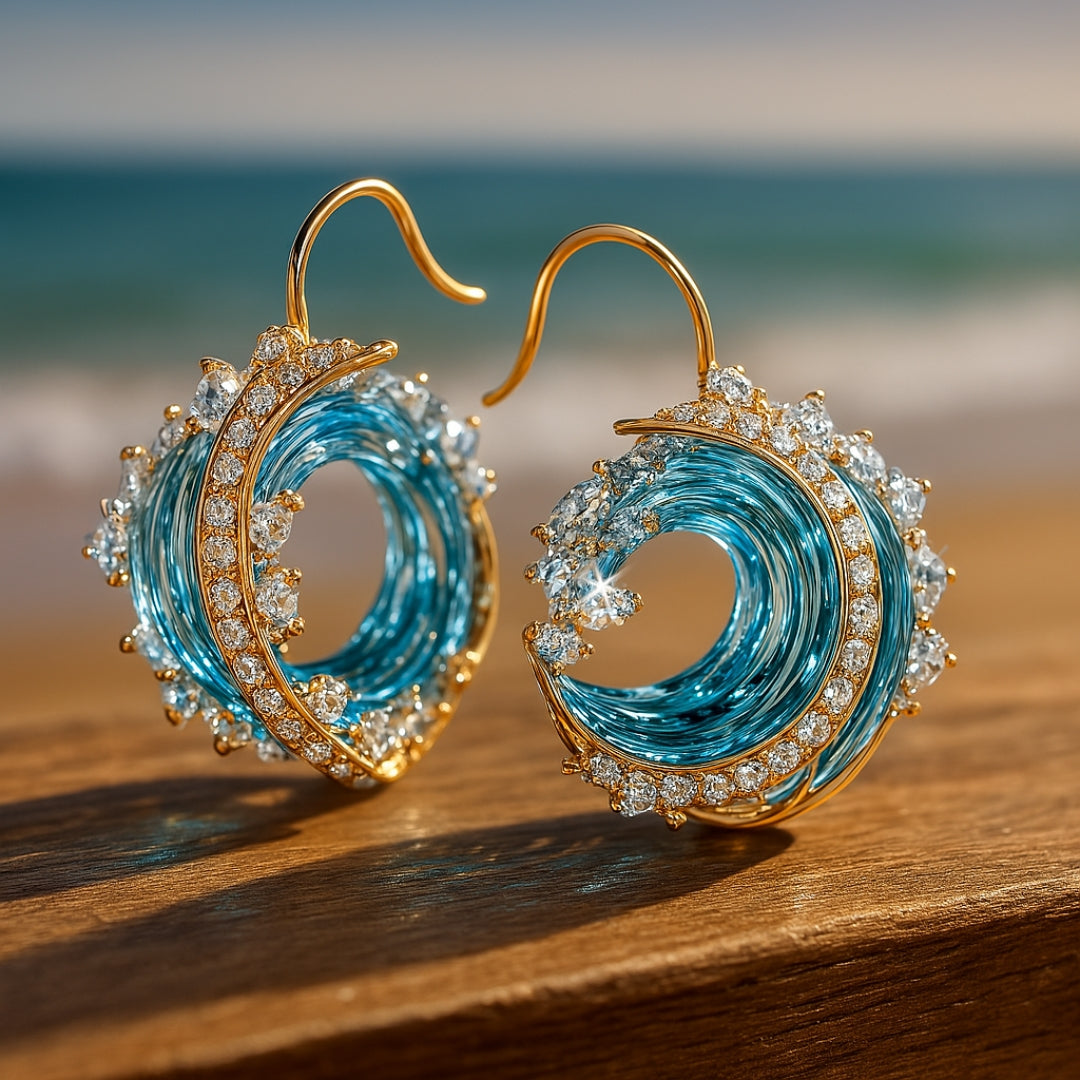 Azure Wave Earrings