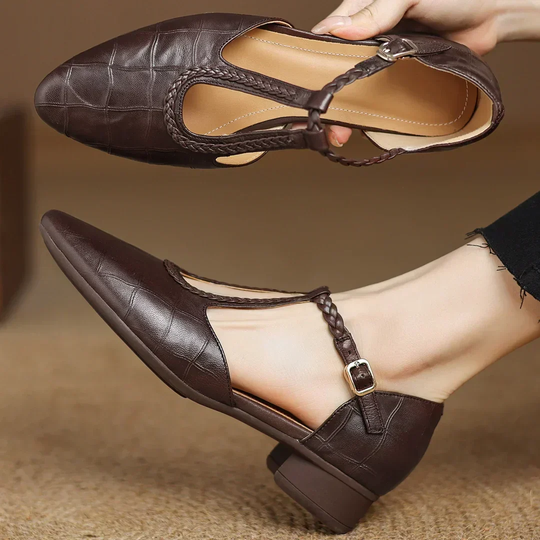 Elena™ Premium Edition – Luxurious Leather Shoes for Ultimate Comfort