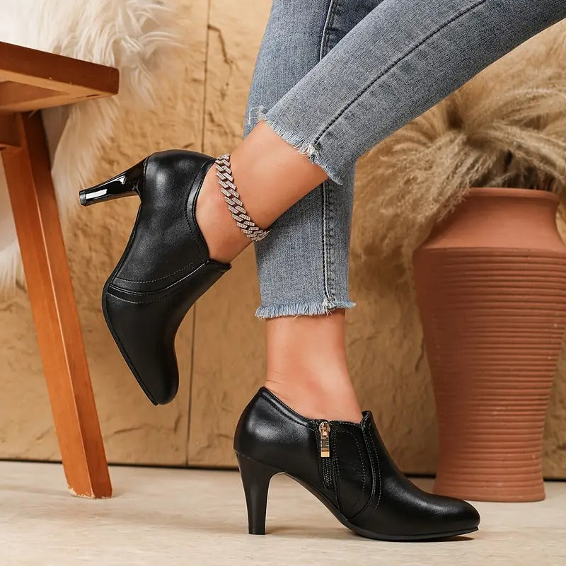 Clarisse | Comfortable Heeled Ankle Boots