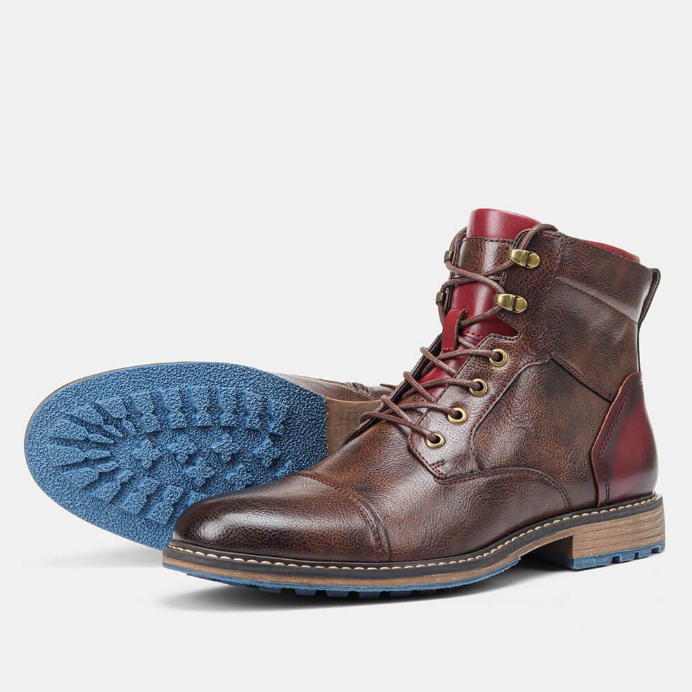 Raphaël - Timeless Leather Oxford Boots for Men